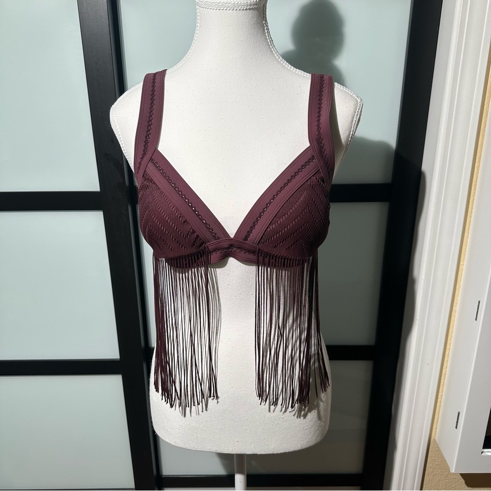 *New* Forever 21 Bra/Top Fringe Bralette size m